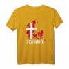 Dänemark Dänisch Skandinavisch Retro T-Shirt - Patriotisches Fan- und Reiseshirt für Dänemark-Liebhaber