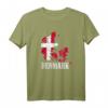 Dänemark Dänisch Skandinavisch Retro T-Shirt - Patriotisches Fan- und Reiseshirt für Dänemark-Liebhaber