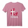 Dänemark Dänisch Skandinavisch Retro T-Shirt - Patriotisches Fan- und Reiseshirt für Dänemark-Liebhaber