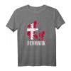 Dänemark Dänisch Skandinavisch Retro T-Shirt - Patriotisches Fan- und Reiseshirt für Dänemark-Liebhaber