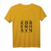 Damen Kopenhagen Design T-Shirt mit V-Ausschnitt – Nordisches Vintage-Design für Skandinavien-Liebhaber, Ex-Pats & Touristen