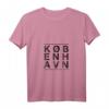 Damen Kopenhagen Design T-Shirt mit V-Ausschnitt – Nordisches Vintage-Design für Skandinavien-Liebhaber, Ex-Pats & Touristen