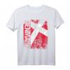 Dänemark Flagge T-Shirt für Damen, Herren und Kinder – Klassisch geschnitten, doppelt genähter Saum, ideales Fan- und Souvenir-Shirt