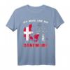 Ich muss gar nix - muss nur nach Dänemark T-Shirt mit Land, Flagge und Leuchtturm Design