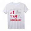 Ich muss gar nix - muss nur nach Dänemark T-Shirt mit Land, Flagge und Leuchtturm Design