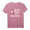 Dänischer Urlaub Strand Wellen Dünen Wind Flagge T-Shirt – Perfekt für Dänemark-Fans, Strandliebhaber und Skandinavien-Urlauber