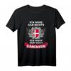 Ich Muss Gar Nichts - Ich Muss Nur Nach Dänemark Reise T-Shirt für Camping, Natur & Skandinavien-Liebhaber