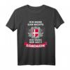 Ich Muss Gar Nichts - Ich Muss Nur Nach Dänemark Reise T-Shirt für Camping, Natur & Skandinavien-Liebhaber