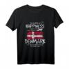 Lustiges HapKoala Geschenk T-Shirt für Dänen - Heimatverbundenes Dänemark Flaggen Shirt für Geburtstag & Events
