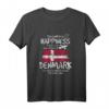 Lustiges HapKoala Geschenk T-Shirt für Dänen - Heimatverbundenes Dänemark Flaggen Shirt für Geburtstag & Events