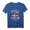 Lustiges HapKoala Geschenk T-Shirt für Dänen - Heimatverbundenes Dänemark Flaggen Shirt für Geburtstag & Events