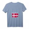 Dänemark T-Shirt mit Flagge – Lustiges Skandinavien Urlaubsshirt für Dänemark-Fans & Reiseliebhaber