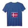 Dänemark T-Shirt mit Flagge – Lustiges Skandinavien Urlaubsshirt für Dänemark-Fans & Reiseliebhaber
