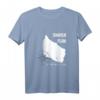 Bornholm Ostsee Insel Koordinaten Karte T-Shirt – Perfektes Urlaubsaccessoire und Geschenk für Dänemark- und Ostsee-Liebhaber