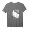 Bornholm Ostsee Insel Koordinaten Karte T-Shirt – Perfektes Urlaubsaccessoire und Geschenk für Dänemark- und Ostsee-Liebhaber