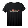 Dänemark Flagge Wikinger Schiff Meerjungfrau Skandinavien T-Shirt – Perfekt als Geschenk oder Souvenir für Dänemark-Urlauber und Skandinavien-Fans