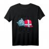 Ich fühle mich so hyggelig Katze mit Decke Winter T-Shirt – Perfekt für Dänemark-Urlaub, Skandinavien-Fans und Wintergemütlichkeit