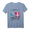 Ich fühle mich so hyggelig Katze mit Decke Winter T-Shirt – Perfekt für Dänemark-Urlaub, Skandinavien-Fans und Wintergemütlichkeit