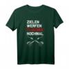 Zielen Werfen Fluchen Nochmal - Lustiges Dart T-Shirt für Dart-Fans, Hobby- und Profi-Spieler, ideales Geschenk zu Weihnachten & Geburtstag