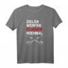 Zielen Werfen Fluchen Nochmal - Lustiges Dart T-Shirt für Dart-Fans, Hobby- und Profi-Spieler, ideales Geschenk zu Weihnachten & Geburtstag
