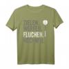Zielen, Werfen, Fluchen, Nochmal - Lustiges Dart T-Shirt für Dartspieler & Turnierteilnehmer, Geschenkidee für Geburtstag & Weihnachten
