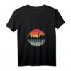 Damen Retro Vintage Dresden Skyline-Silhouette T-Shirt mit V-Ausschnitt – Perfektes Souvenir als Geschenk für Dresden-Liebhaber und Deutschland-Fans