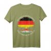 Deutsch Aufgewachsen Ungarische Wurzeln T-Shirt - Flaggen Motiv für Deutsche mit ungarischer Abstammung und doppelte Staatsbürgerschaft