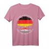 Deutsch Aufgewachsen Ungarische Wurzeln T-Shirt - Flaggen Motiv für Deutsche mit ungarischer Abstammung und doppelte Staatsbürgerschaft