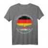 Deutsch Aufgewachsen Ungarische Wurzeln T-Shirt - Flaggen Motiv für Deutsche mit ungarischer Abstammung und doppelte Staatsbürgerschaft