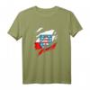 Thüringen Fahne & Wappen T-Shirt - Stolzes Heimatdesign für Deutschlandliebhaber & Thüringen-Fans