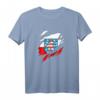 Thüringen Fahne & Wappen T-Shirt - Stolzes Heimatdesign für Deutschlandliebhaber & Thüringen-Fans