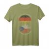 Deutsch Aufgewachsen Tschechische Wurzeln - Tschechien Flagge T-Shirt als persönliches Geschenk für Familie und Freunde