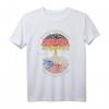 Deutsch Aufgewachsen Tschechische Wurzeln - Tschechien Flagge T-Shirt als persönliches Geschenk für Familie und Freunde
