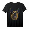 Deutscher Schäferhund Gesicht T-Shirt – Perfekt für Hundeliebhaber, Spaziergänge & Geschenke zu Feiertagen
