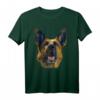 Deutscher Schäferhund Gesicht T-Shirt – Perfekt für Hundeliebhaber, Spaziergänge & Geschenke zu Feiertagen