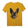 Deutscher Schäferhund Gesicht T-Shirt – Perfekt für Hundeliebhaber, Spaziergänge & Geschenke zu Feiertagen