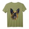 Deutscher Schäferhund Gesicht T-Shirt – Perfekt für Hundeliebhaber, Spaziergänge & Geschenke zu Feiertagen