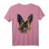 Deutscher Schäferhund Gesicht T-Shirt – Perfekt für Hundeliebhaber, Spaziergänge & Geschenke zu Feiertagen