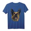 Deutscher Schäferhund Gesicht T-Shirt – Perfekt für Hundeliebhaber, Spaziergänge & Geschenke zu Feiertagen