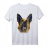 Deutscher Schäferhund Gesicht T-Shirt – Perfekt für Hundeliebhaber, Spaziergänge & Geschenke zu Feiertagen
