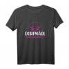 Dorfmädl und Stolz drauf - Damen T-Shirt mit Landwirt Motiv, Hirsch Geweih, perfekt für Landkinder, Tierliebhaber & Landwirte zum Geburtstag & Weihnachten