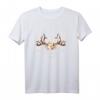 Dorfmädl Hirsch Geweih Blumen Mädchen stolz Damen T-Shirt – Traditionelles Land- & Dorfoutfit, Geschenkidee für Frauen & Mädchen vom Land