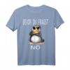 Lustiges Pinguin T-Shirt mit Spruch – Bevor du fragst Nein, perfektes Geschenk für Morgenmuffel, Schichtarbeiter & Freunde mit Humor