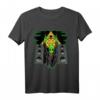 Acid Alien Illuminati Dreieck Rave T-Shirt – Perfekt für EDM Festivals, Raves & Techno Parties mit UFO-Design