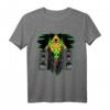 Acid Alien Illuminati Dreieck Rave T-Shirt – Perfekt für EDM Festivals, Raves & Techno Parties mit UFO-Design