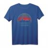 Dresden City Skyline Retro Vintage 80er Jahre Style T-Shirt – Klassisch geschnitten, doppelt genähter Saum