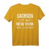 Sachsen Sächsisch Ossi Ostdeutschland Geschenk T-Shirt – Lustiges Motiv für Sachsen, Dresden & Leipzig Fans