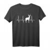 Kudu Shirt - Afrikanisches Safari Reise Geschenk T-Shirt mit Herzschlag-Design für Safari-Liebhaber & Tierfreunde
