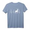Kudu Shirt - Afrikanisches Safari Reise Geschenk T-Shirt mit Herzschlag-Design für Safari-Liebhaber & Tierfreunde