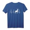 Kudu Shirt - Afrikanisches Safari Reise Geschenk T-Shirt mit Herzschlag-Design für Safari-Liebhaber & Tierfreunde